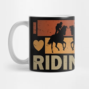 I Love Riding Jockey Horse Mug